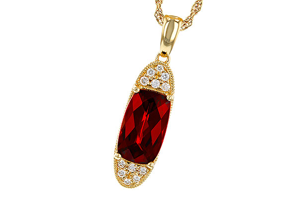 H274-88193: NECK 2.45 GARNET 2.55 TGW