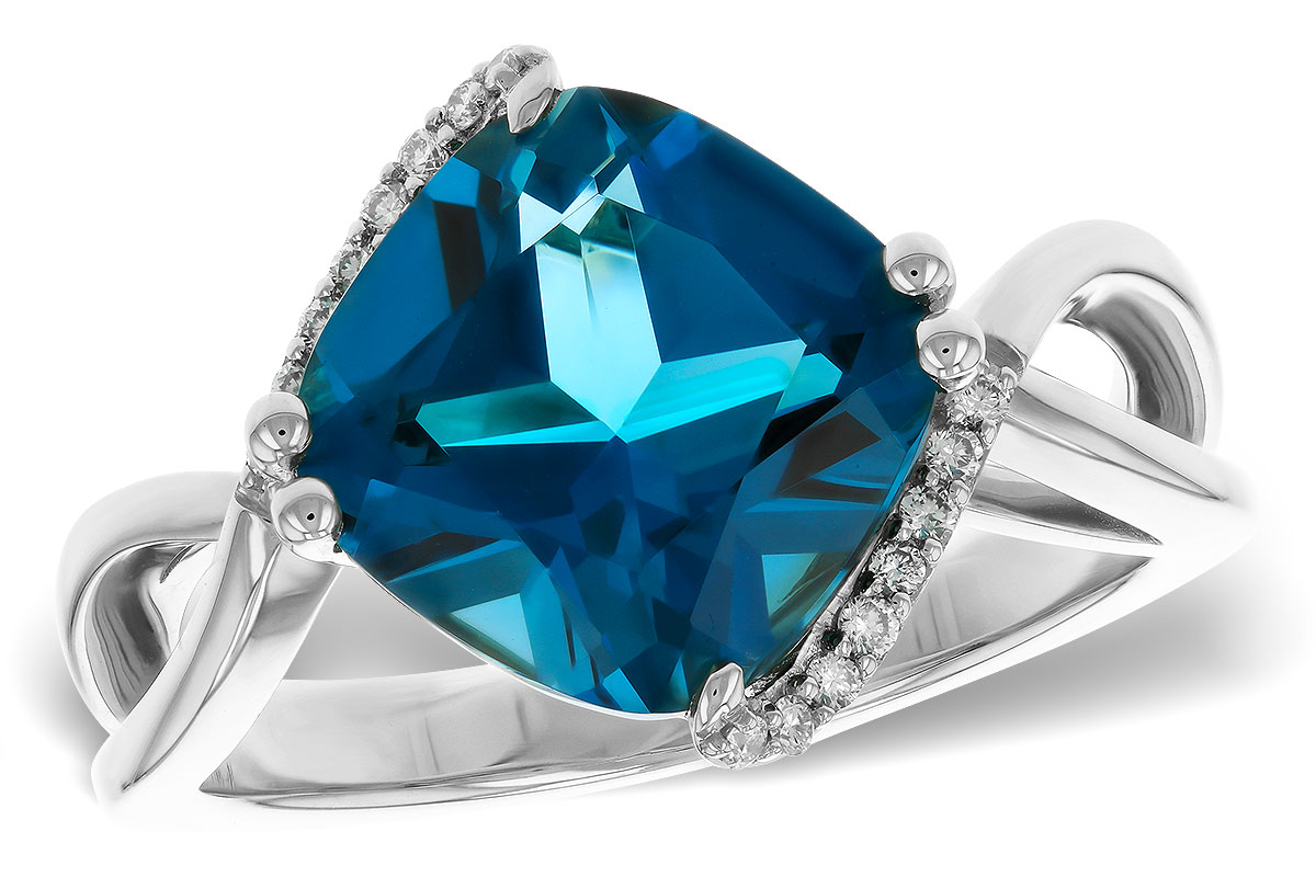 H274-88230: LDS RG 4.42 LONDON BLUE TOPAZ 4.50 TGW (10MM LBT)