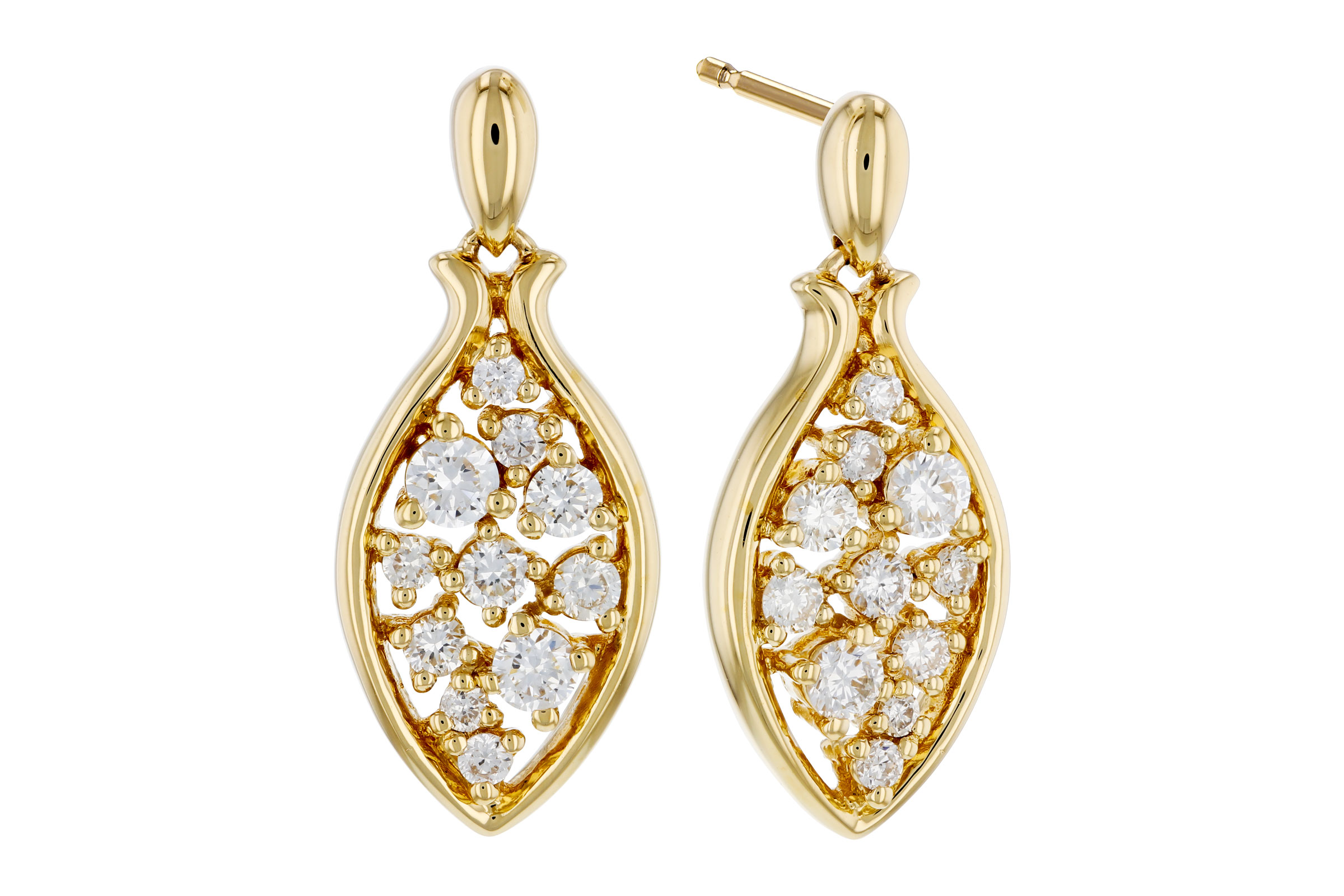 H275-74566: EARRINGS .40 TW