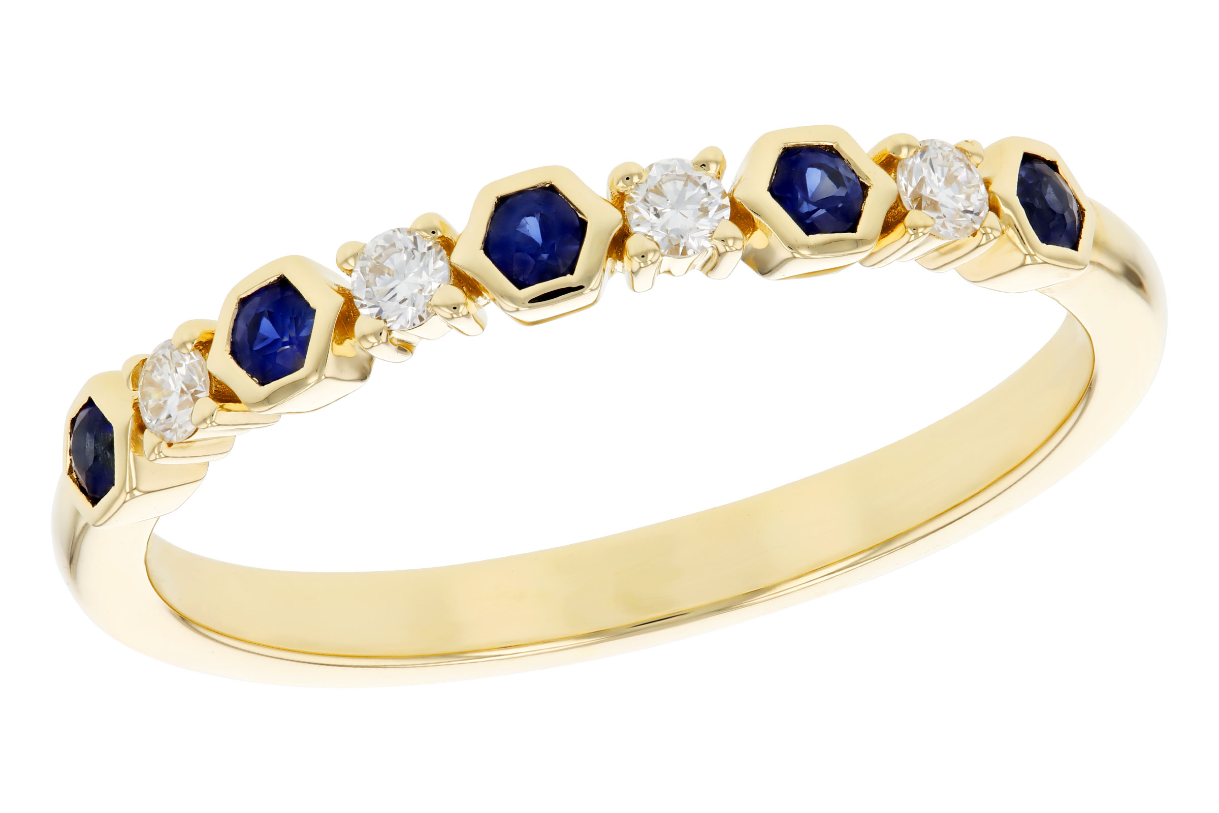 H275-75493: LDS WED RG .14 TW SAPPHIRE .24 TGW