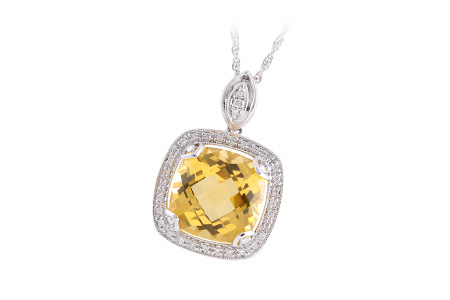 K184-84621: NECK 6.96 CITRINE 7.09 TGW