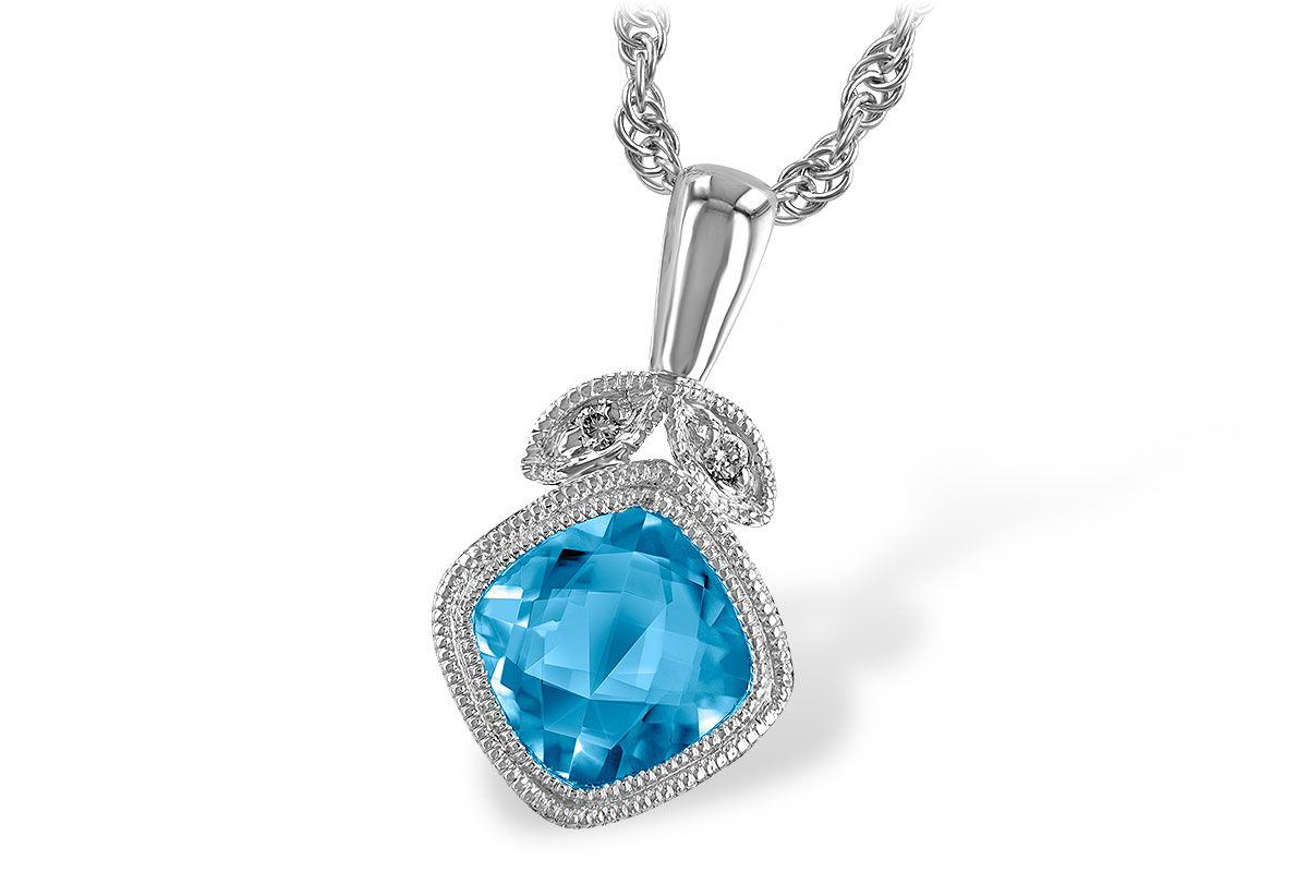 K186-70039: NECK 1.05 BLUE TOPAZ 1.06 TGW