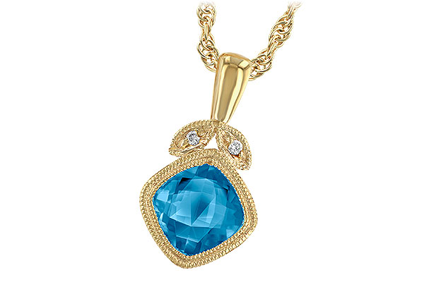 K186-70039: NECK 1.05 BLUE TOPAZ 1.06 TGW