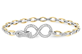 K188-49166: BRACELET 1.00 TW (YG & WG)