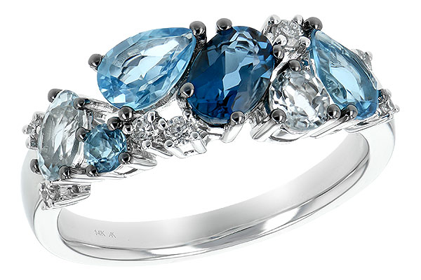 K189-36448: LDS RG 2.05 BLUE TOPAZ 2.16 TGW