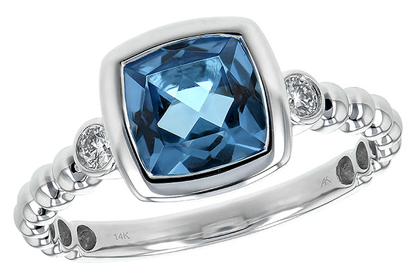 K189-38239: LDS RG 1.57 BLUE TOPAZ 1.65 TGW