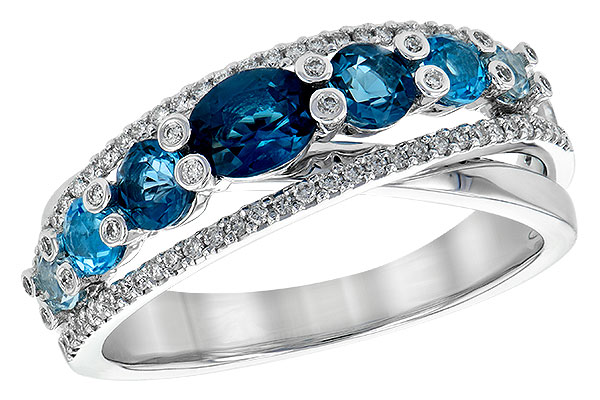 K190-27348: LDS RG 1.06 BLUE TOPAZ 1.25 TGW