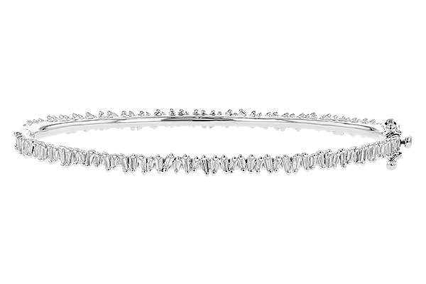 K273-00957: BANGLE .75 TW BAGUETTE DIAS