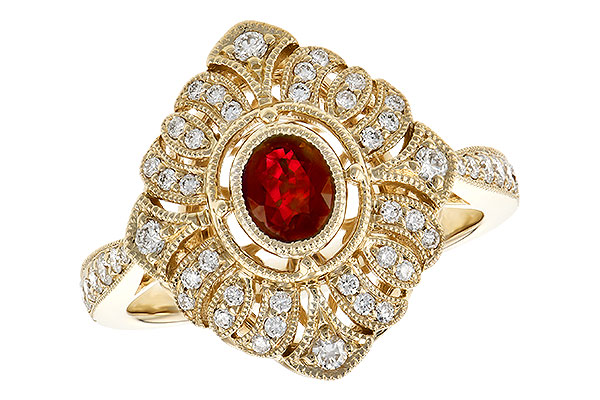 K273-02757: LDS RG .42 RUBY .80 TGW (5x4MM RUBY)