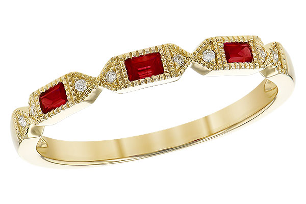 K273-02802: LDS WED RG .12 RUBY .14 TGW