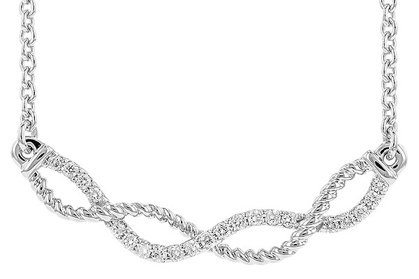 K273-91866: NECKLACE .12 TW (18")