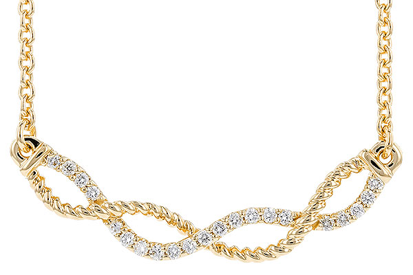 K273-91866: NECKLACE .12 TW (18")