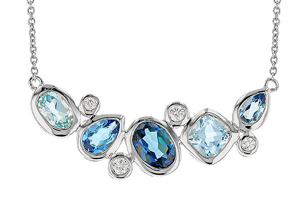 K273-96375: NECK 2.57 BLUE TOPAZ TW 2.72 TGW (18")