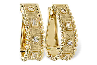 K273-97321: EARRINGS .09 BAG .18 TW