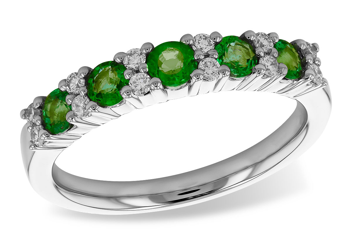 K273-98248: LDS WED RG .55 EMERALD .72 TGW