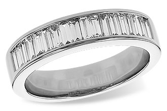 K274-81884: LDS DIA WED RG .70 TW BAGUETTES