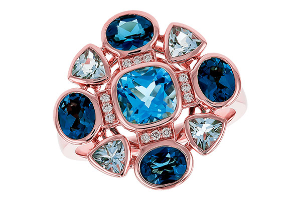 K274-84557: LDS RG 3.19 TW BLUE TOPAZ 3.25 TGW