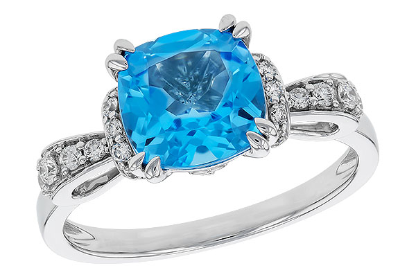 K274-85521: LDS RG 2.48 BLUE TOPAZ 2.70 TGW (8MM BT)