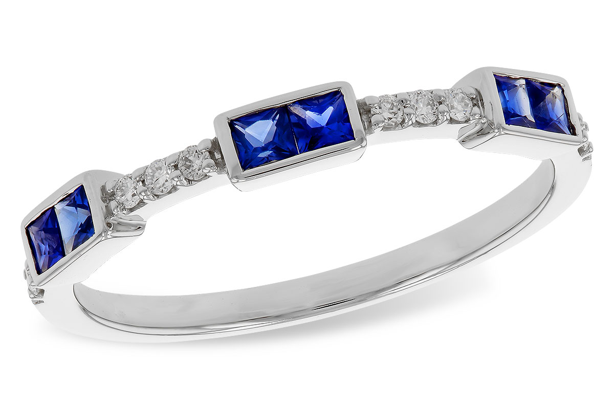 K274-85539: LDS WED RG .36 SAPPHIRE .43 TGW