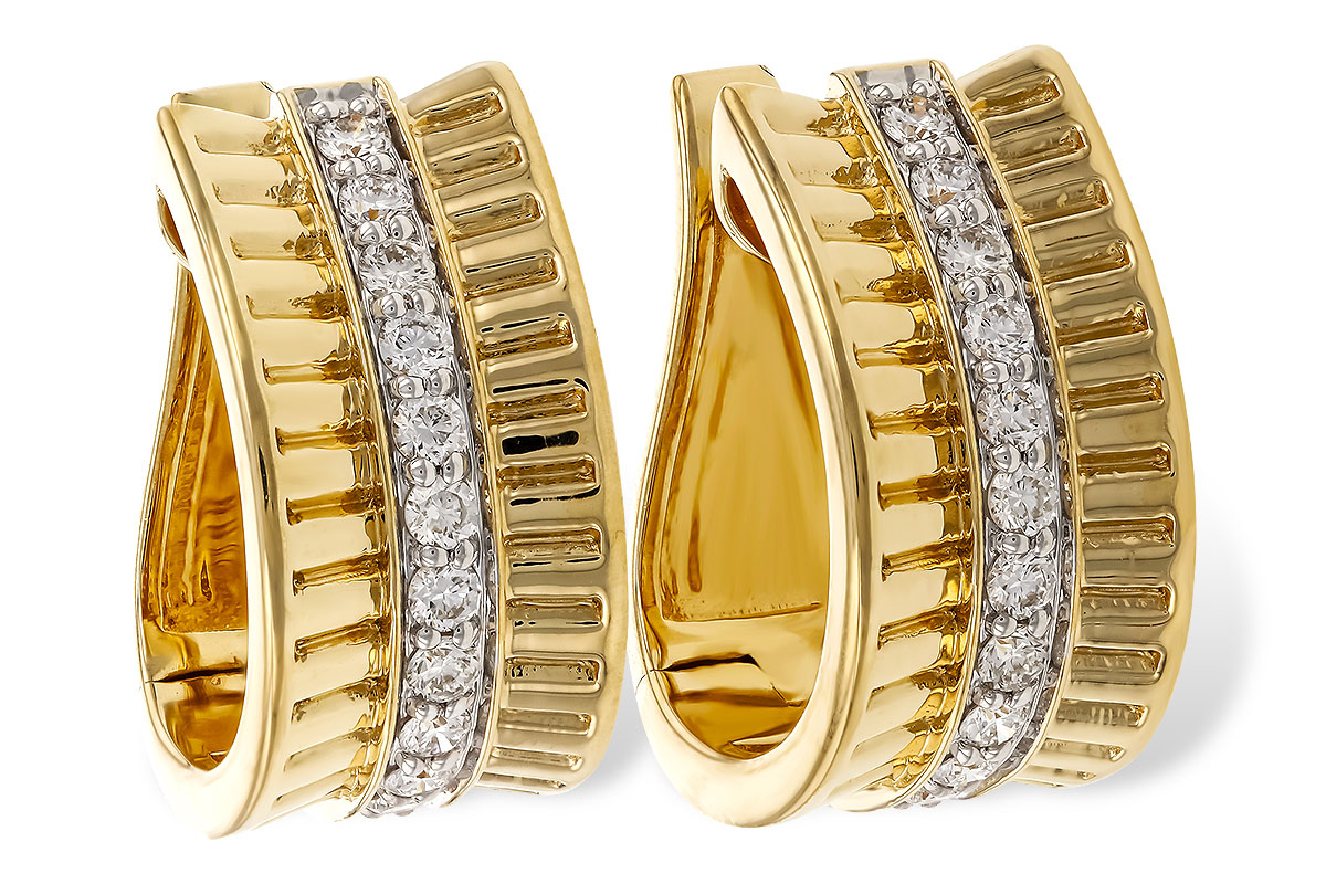 K274-87293: EARRINGS .28 TW