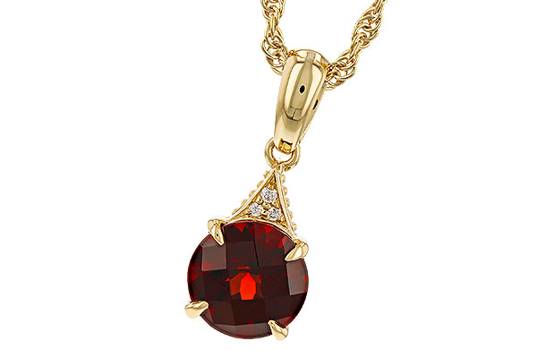 K274-88202: NECK 1.46 GARNET 1.47 TGW (7MM RD)
