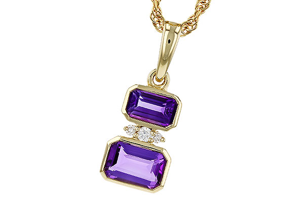 K274-90030: NECK .72 TW AMETHYST .75 TGW