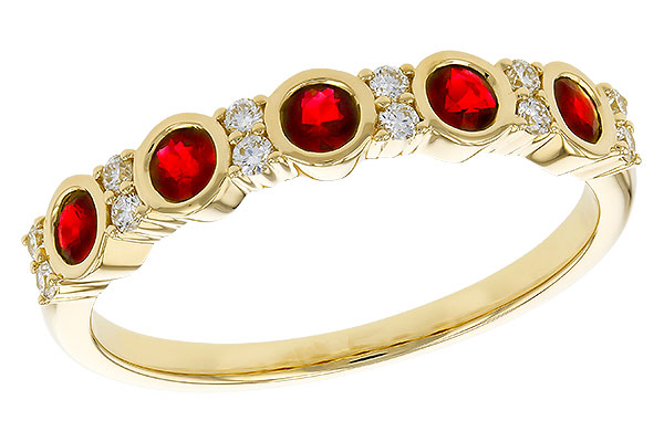 K274-90057: LDS WED RG .33 TW RUBY .45 TGW