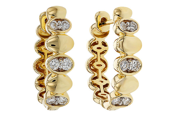 K274-90075: EARRINGS .36 TW