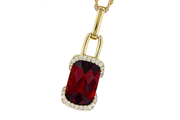 K275-72757: NECK 4.30 GARNET 4.45 TGW (12x8MM GAR)