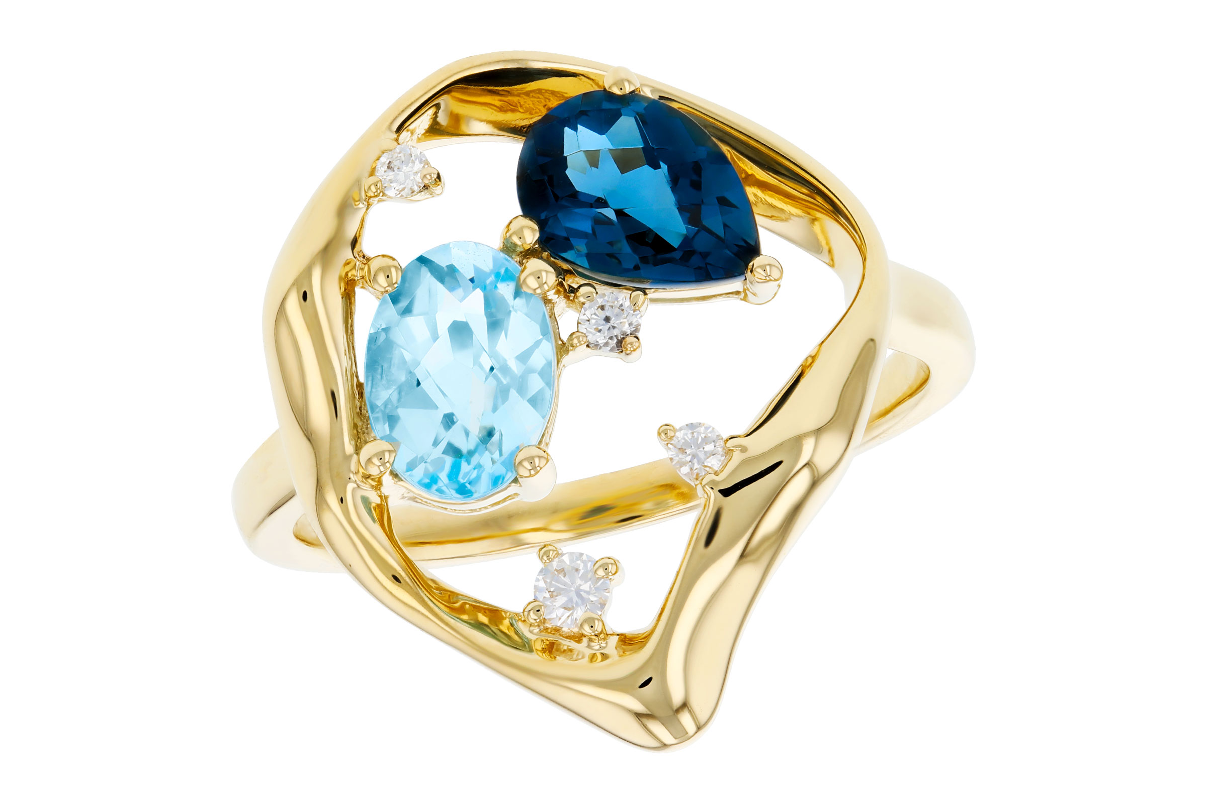 K275-75466: LDS RG 1.60 TW BLUE TOPAZ 1.67 TGW (7x5MM BT)