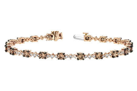 L188-50948: BRACELET 3.05 BROWN DIA 4.10 TW