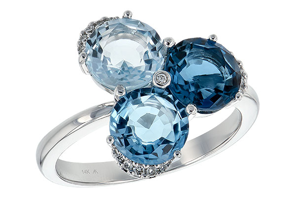 L189-37357: LDS RG 4.02 BLUE TOPAZ 4.07 TGW