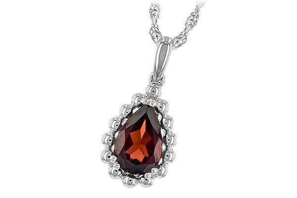 L189-40075: NECKLACE 1.38 CT GARNET