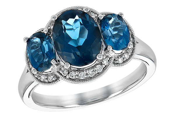 L189-42748: LDS RG 4.20 BLUE TOPAZ 4.33 TGW