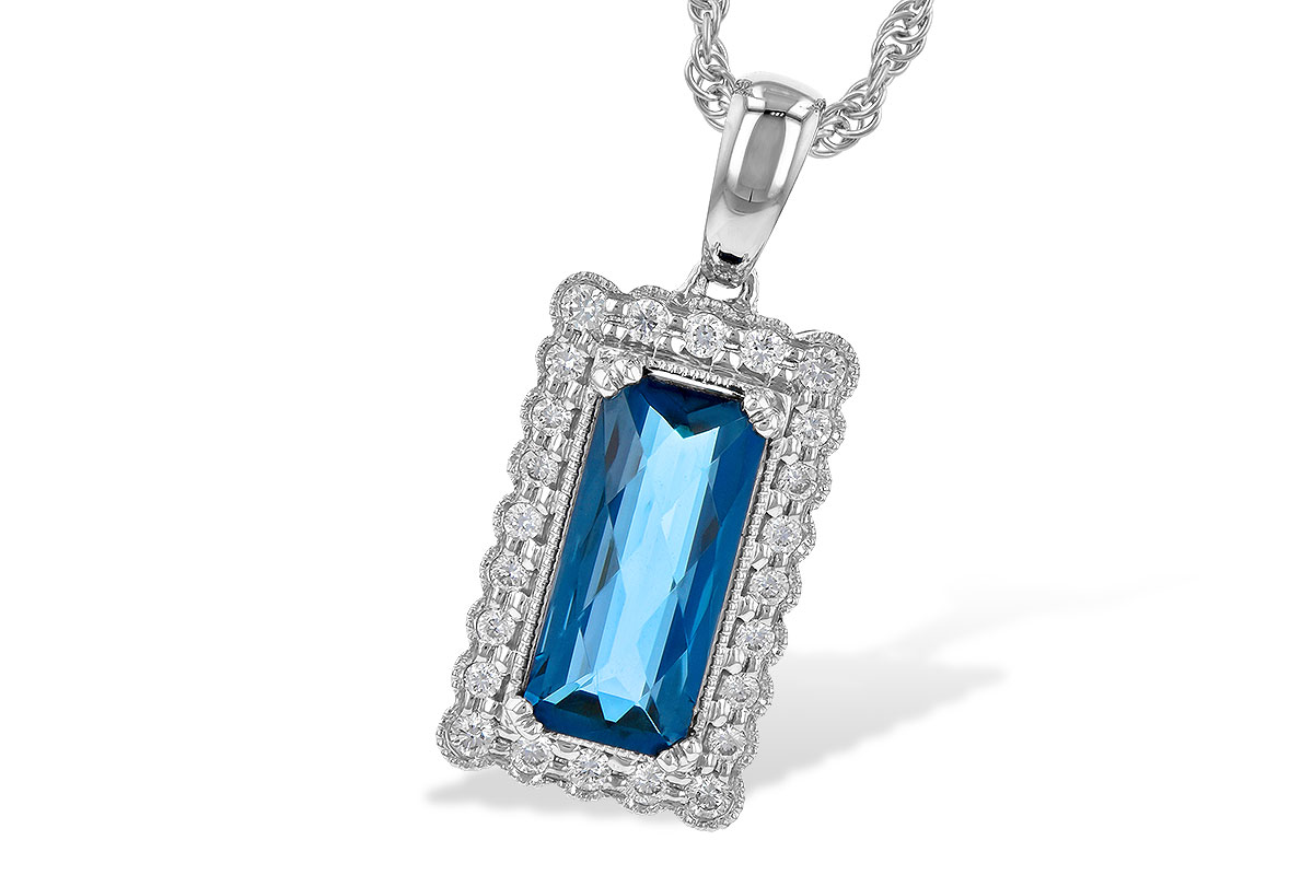 L190-34557: NECK 1.55 LONDON BLUE TOPAZ 1.70 TGW