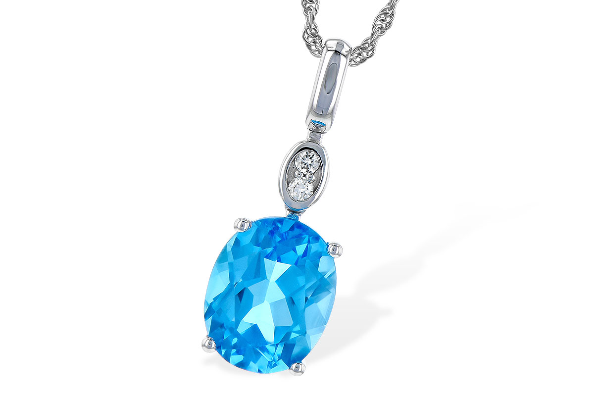 L190-34630: NECK 2.84 BLUE TOPAZ 2.87 TGW (10x8MM BT)