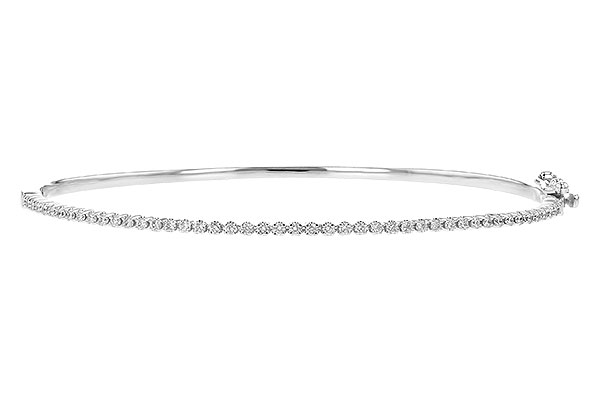 L190-35530: BANGLE BRACELET .50 TW