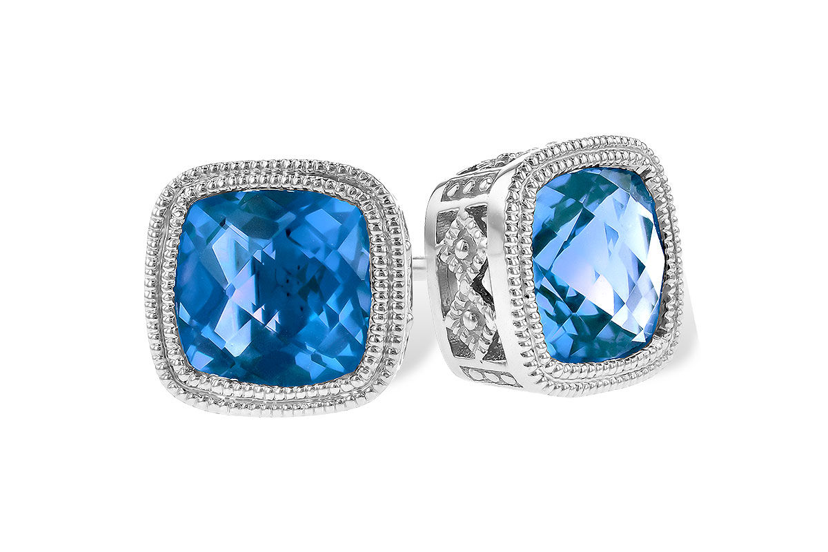 L273-00911: EARR 2.20 TW BLUE TOPAZ