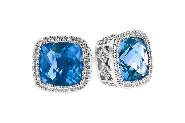 L273-00911: EARR 2.20 TW BLUE TOPAZ