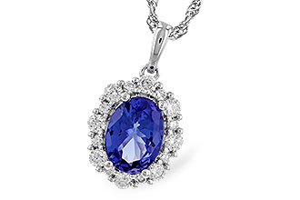 L273-94630: NECK 1.02 TANZANITE 1.32 TGW (8x6 OVAL)