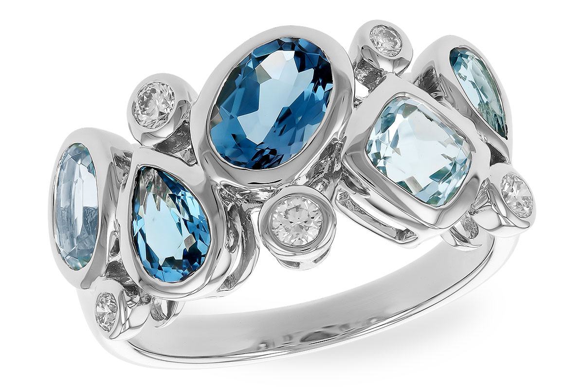 L273-96366: LDS RG 2.57 BLUE TOPAZ TW 2.75 TGW
