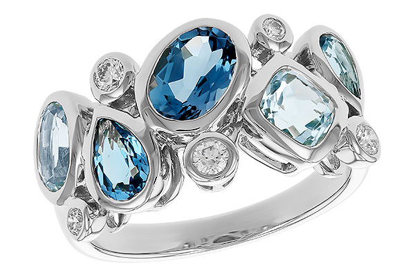 L273-96366: LDS RG 2.57 BLUE TOPAZ TW 2.75 TGW