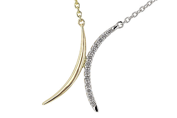 L274-81848: NECKLACE .14 TW (18")