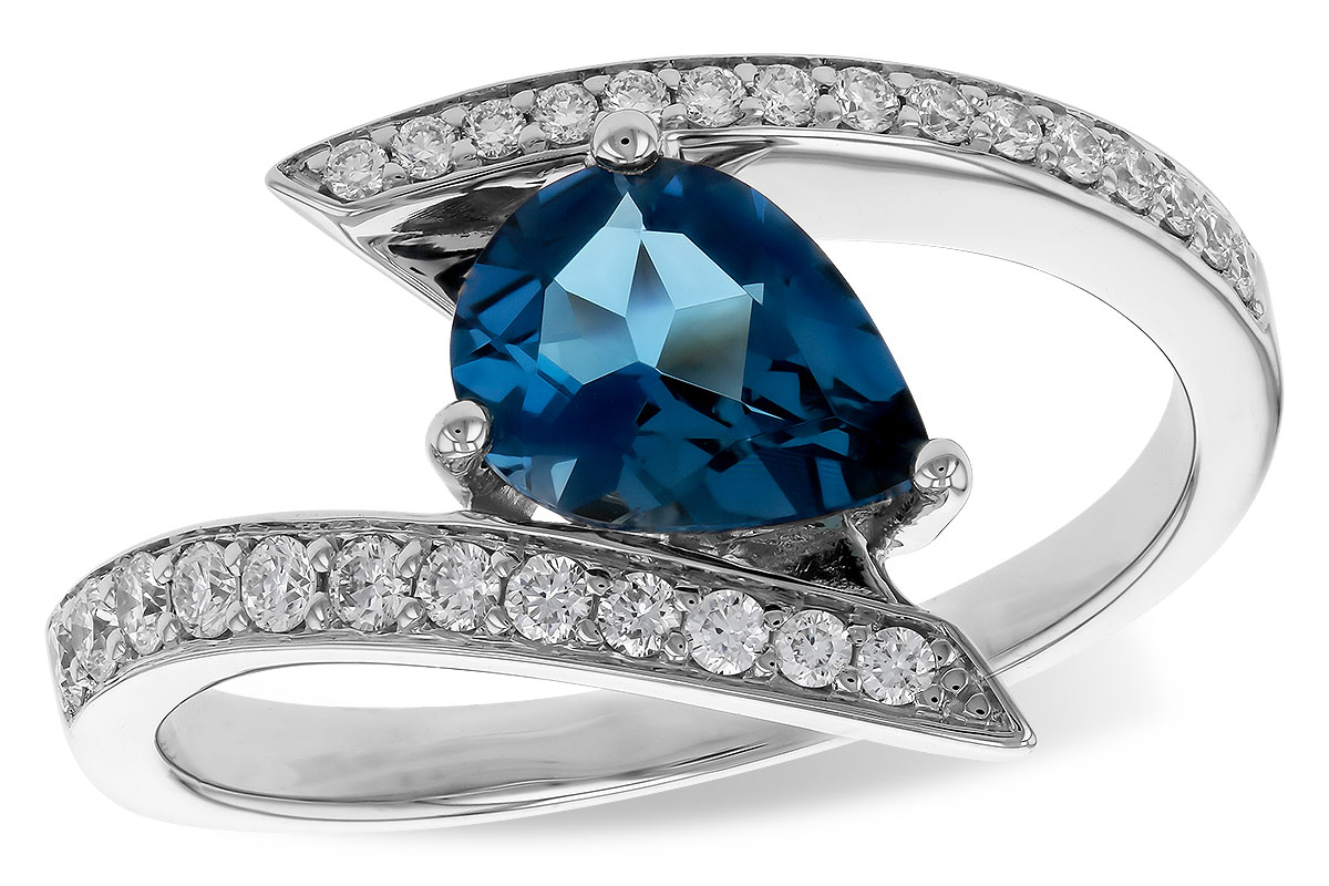 L274-82757: LDS RG 1.04 LONDON BLUE TOPAZ 1.28 TGW (8x6MM)