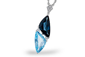 L274-83684: NECK 6.87 BLUE TOPAZ 6.97 TGW