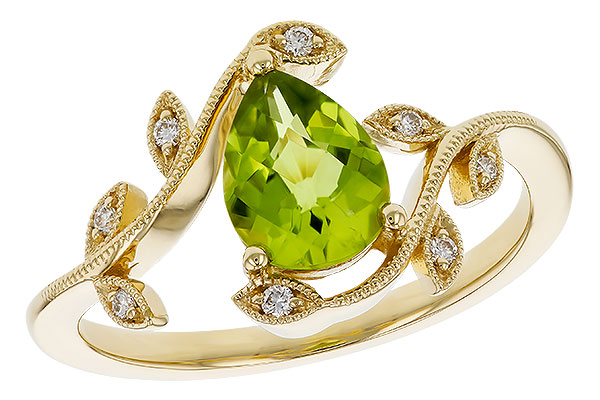 L274-83702: LDS RG 1.16 PERIDOT 1.22 TGW (8x6MM PER)