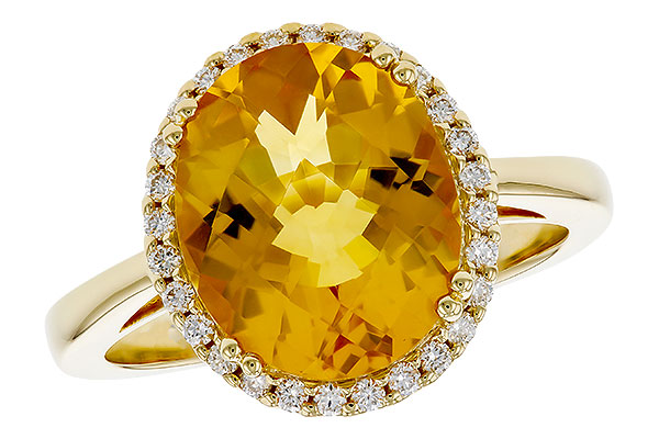 L274-84602: LDS RG 3.85 CITRINE 4.05 TGW (12x10MM OV)
