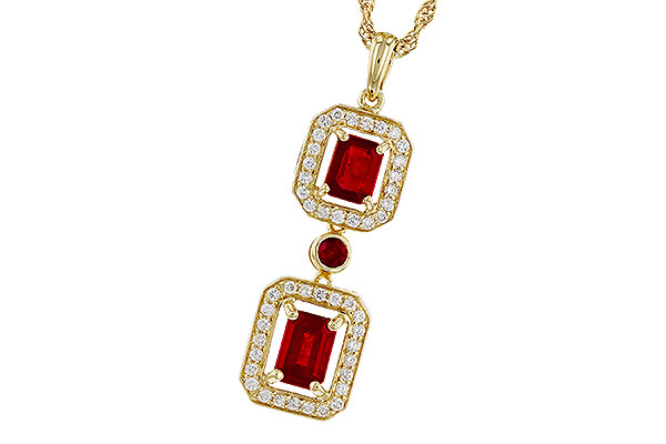 L274-85539: NECK 1.22 TW RUBY 1.43 TGW