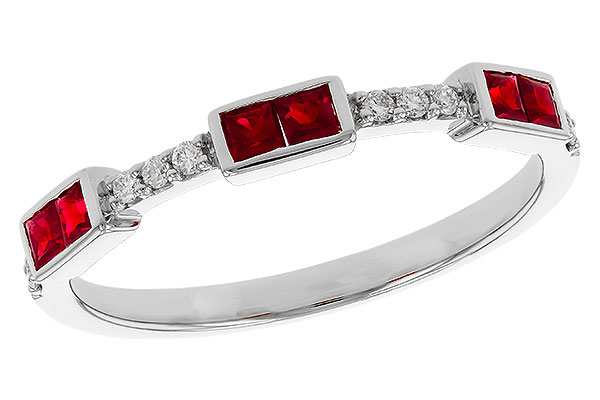 L274-86366: LDS WED RG .34 RUBY .41 TGW
