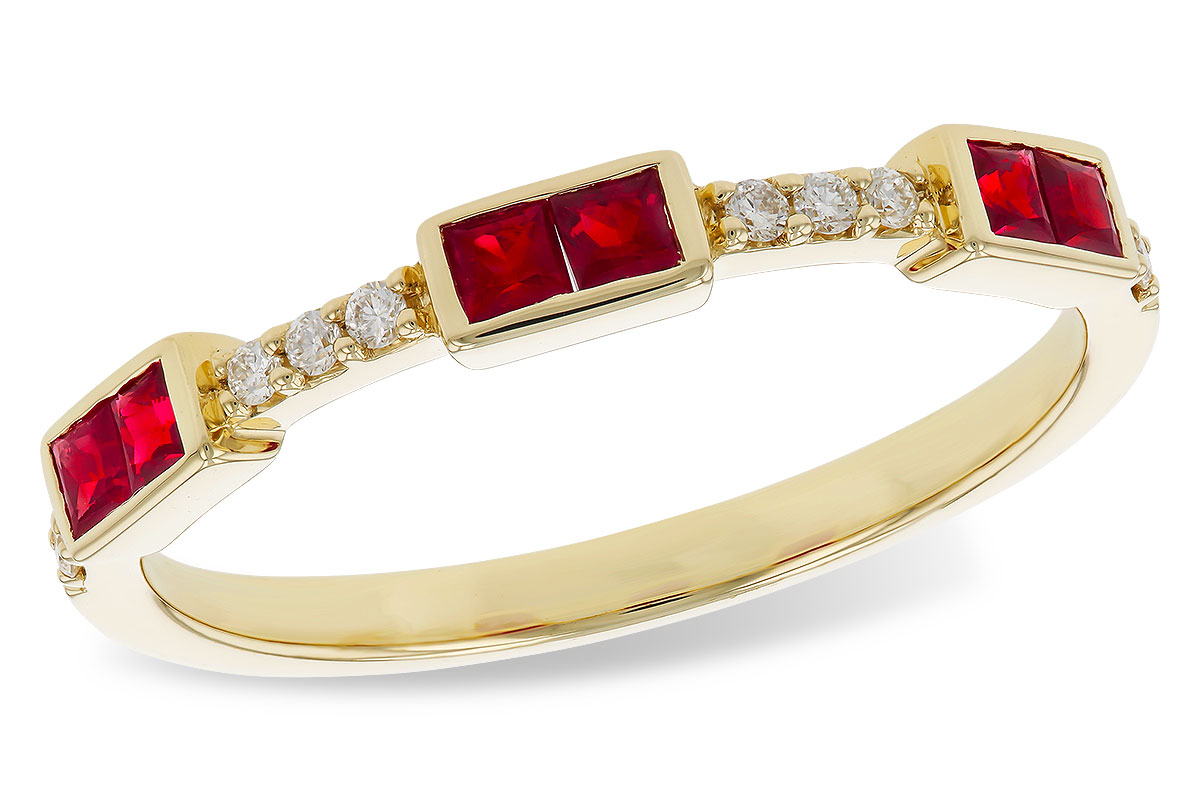 L274-86366: LDS WED RG .34 RUBY .41 TGW